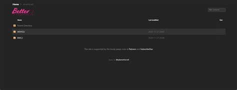 New download site for the sideloader modpack .